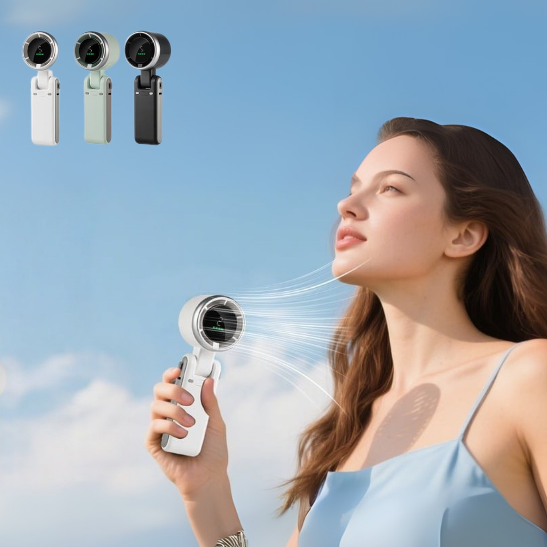 Nuvhia™– Le Ventilateur Portatif à Haute Vitesse