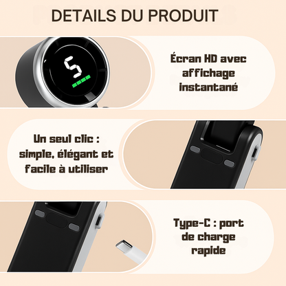 Nuvhia™– Le Ventilateur Portatif à Haute Vitesse